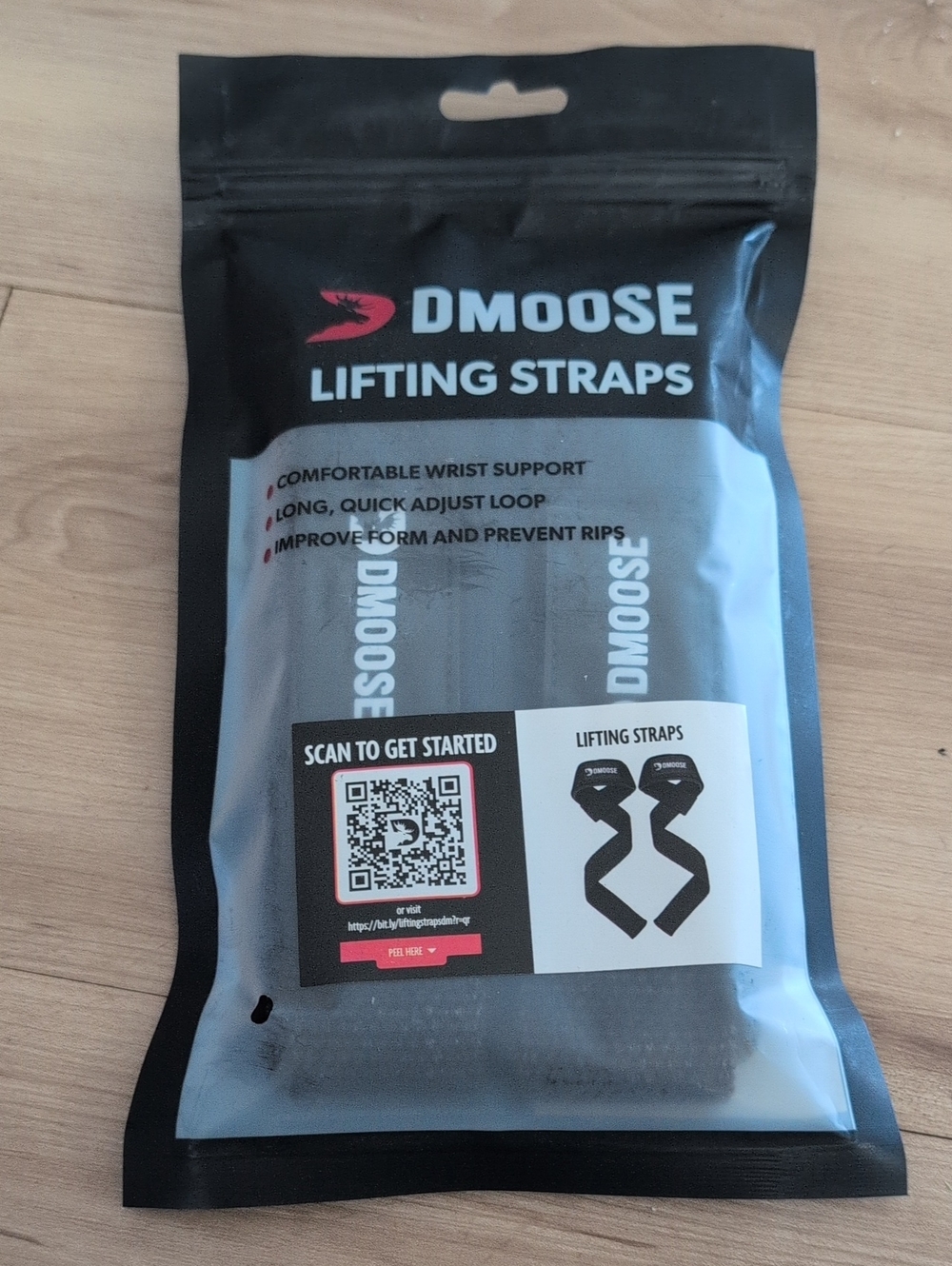 Black Lifting Straps - Durable Wrist Support
